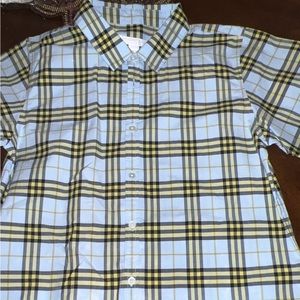 Burberry short sleeve dress shirt